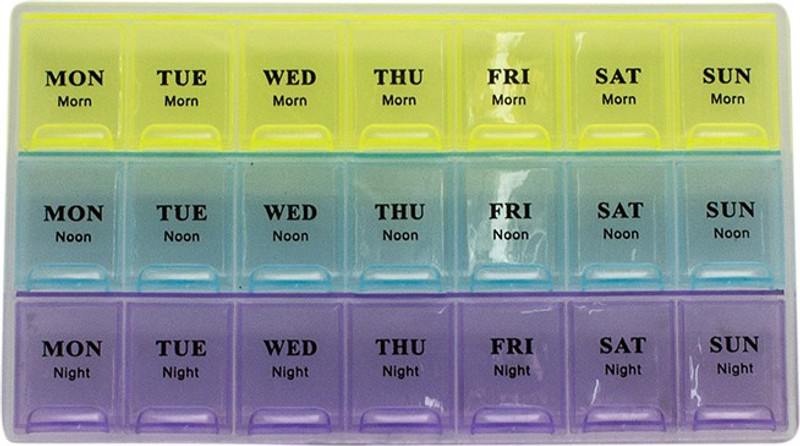 JLT 3 Line 096 Pull Pill Box(Multicolor)