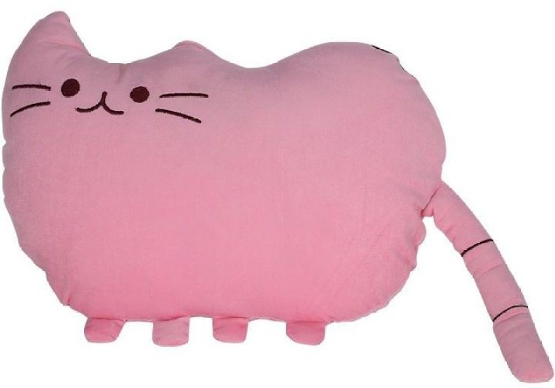 Cosmosgalaxy Kitty Decorative Cushion Pack of 1(Pink)