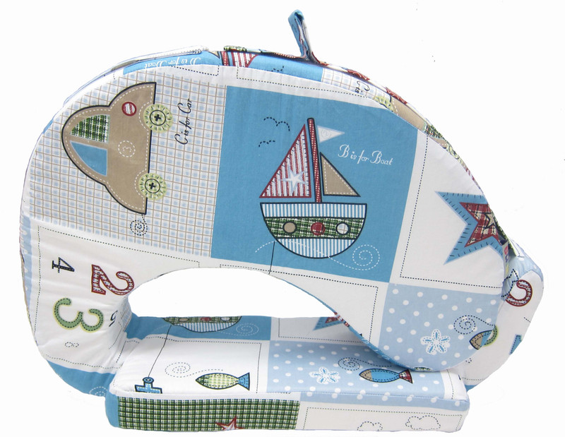 Nina Printed Baby Pillow Pack of 1(Multicolor)