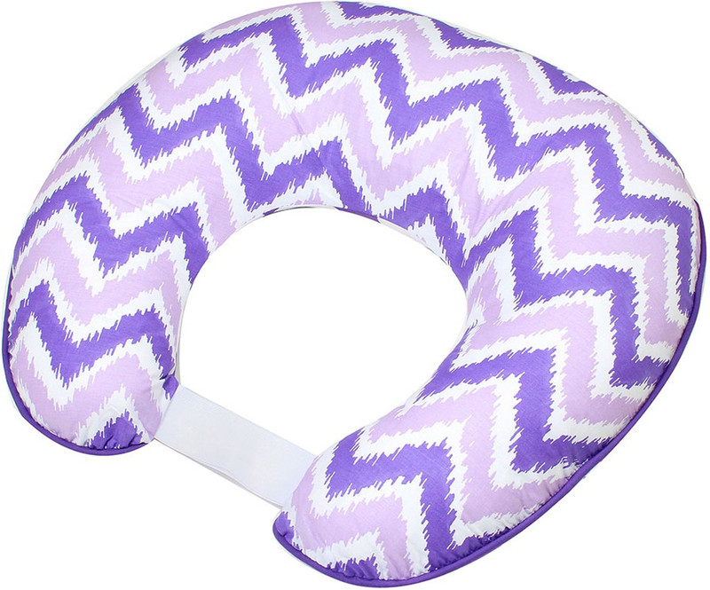 Bacati Geometric Feeding/Nursing Pillow Pack of 1(Purple)