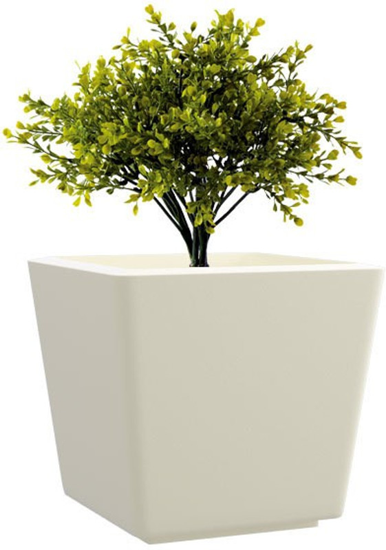 yuccabe italia gk Plant Container(Fiber Glass, Plastic, External Height - 15 cm)