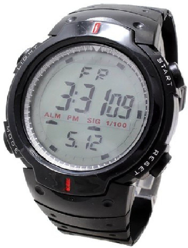 Rokcy Digital Sports Digital Son Watch with Stopwatch , Alarm - Black Dial - For Men and Boys(Black)