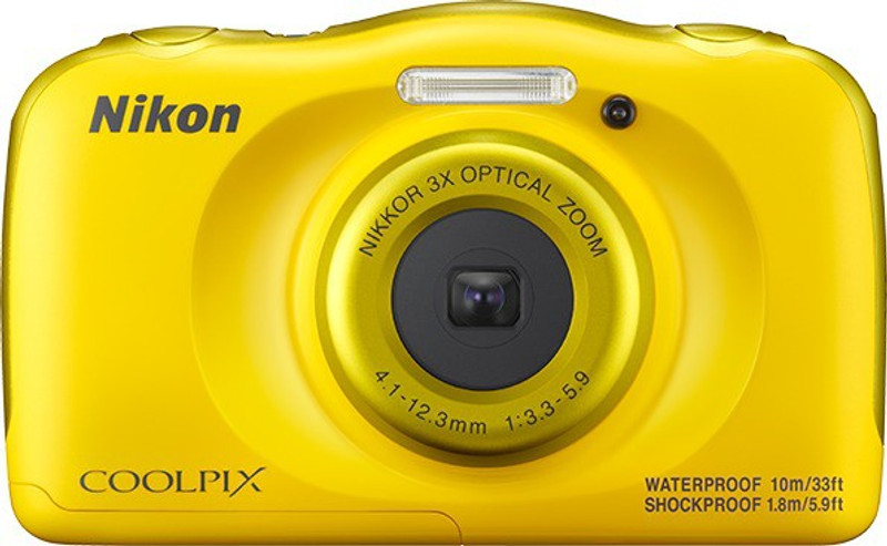 Nikon COOLPIX W100(13 MP, 3x Optical Zoom, 4x Digital Zoom, Yellow)