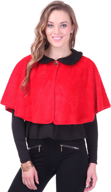 Sassafras Faux Fur Poncho