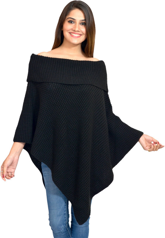 vhitz Acrylic Blend Poncho