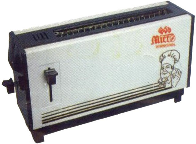 Micro POPTS/2 400 W Pop Up Toaster(White, Black)