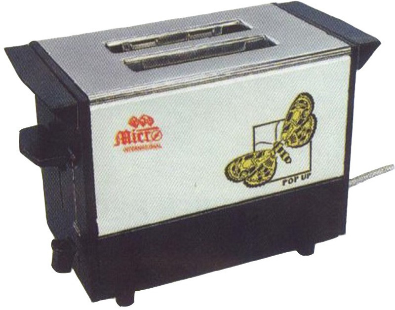 Micro POP/2 400 W Pop Up Toaster(White, Black)