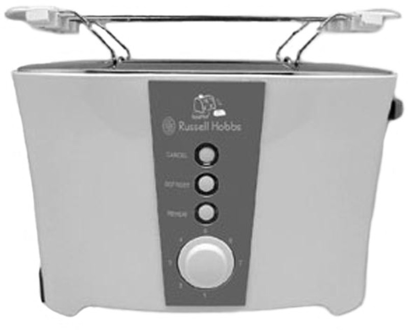 Russell Hobbs RPT209 800 W Pop Up Toaster Russell Hobbs RPT209 800 W Pop Up Toaster