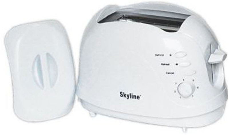 Skyline VT-7022 750 W Pop Up Toaster(White)