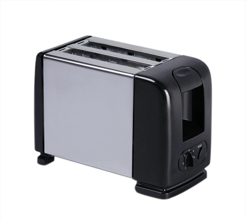 Wonder World ™ MS-06 Megastar 2 Slice Black Popup Toaster- MS-06 650 W Pop Up Toaster(Black)