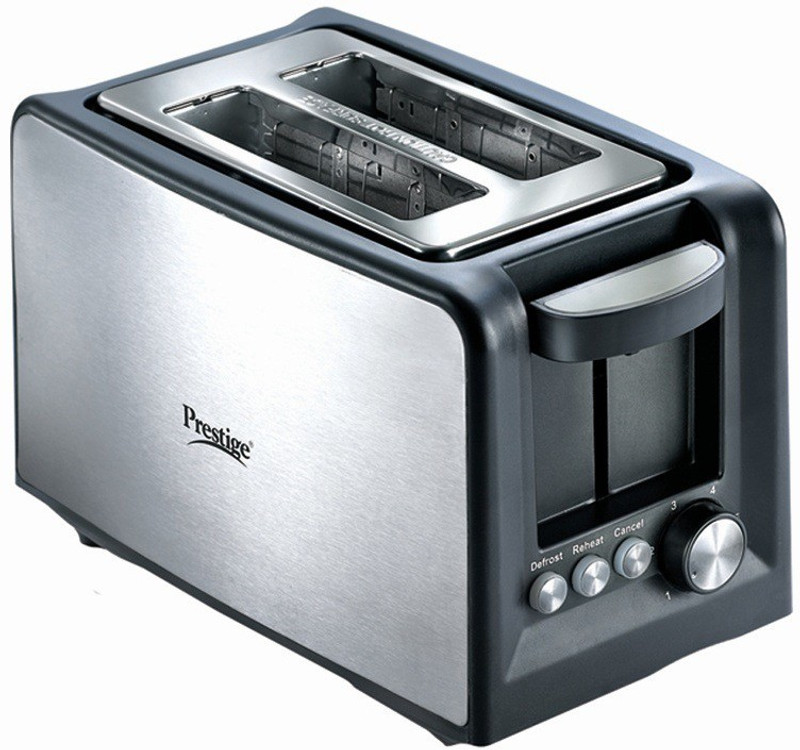 Prestige 41708_PPTSKB 800 W Pop Up Toaster(Silver, Black)