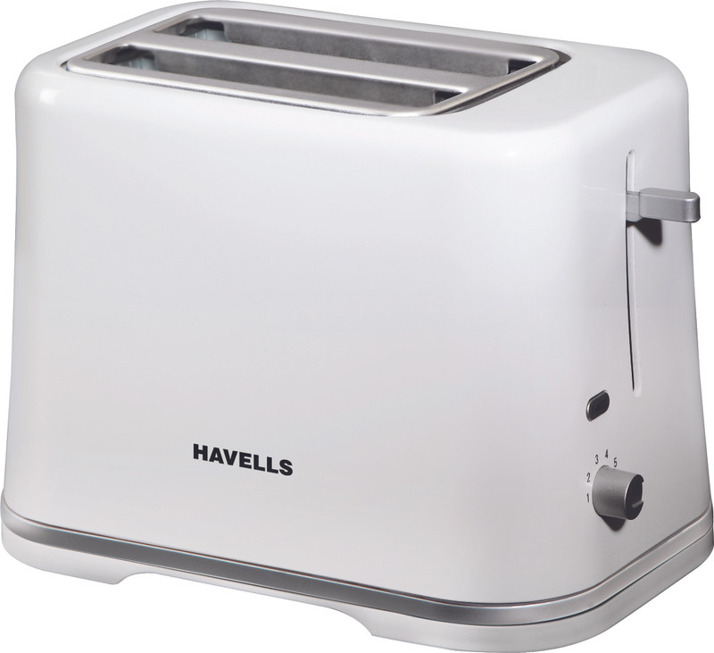 Havells Crescent 870 W Pop Up Toaster(White)