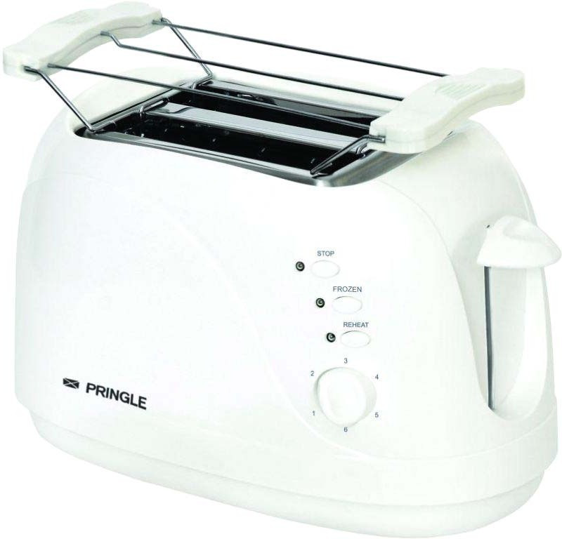 Pringle 401 750 W Pop Up Toaster(White)