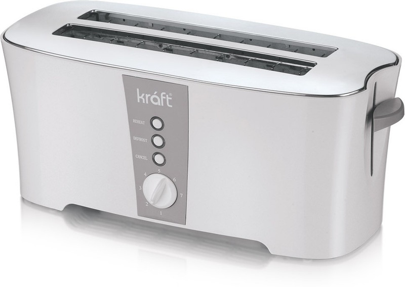 Kraft Atheno 4 Slice 1350 W Pop Up Toaster