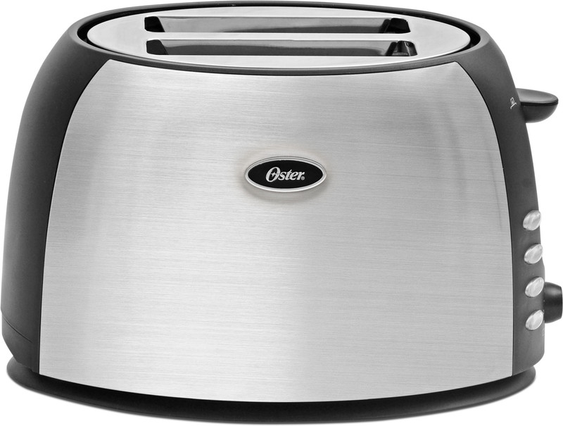 Oster TSSTJC5BBK-049 800 W Pop Up Toaster(Silver and black) Oster TSSTJC5BBK-049 800 W Pop Up Toaster(Silver and black)