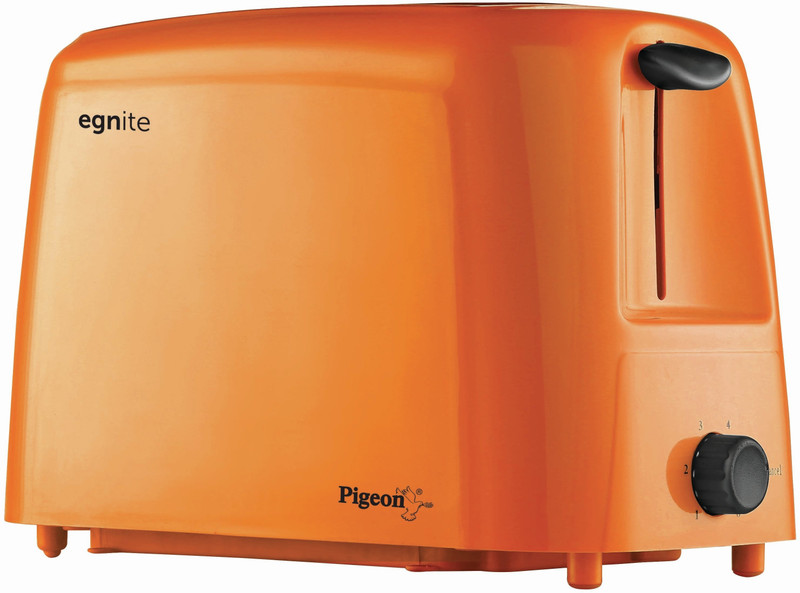 Pigeon Egnite-PT-01 750 W Pop Up Toaster(Orange)