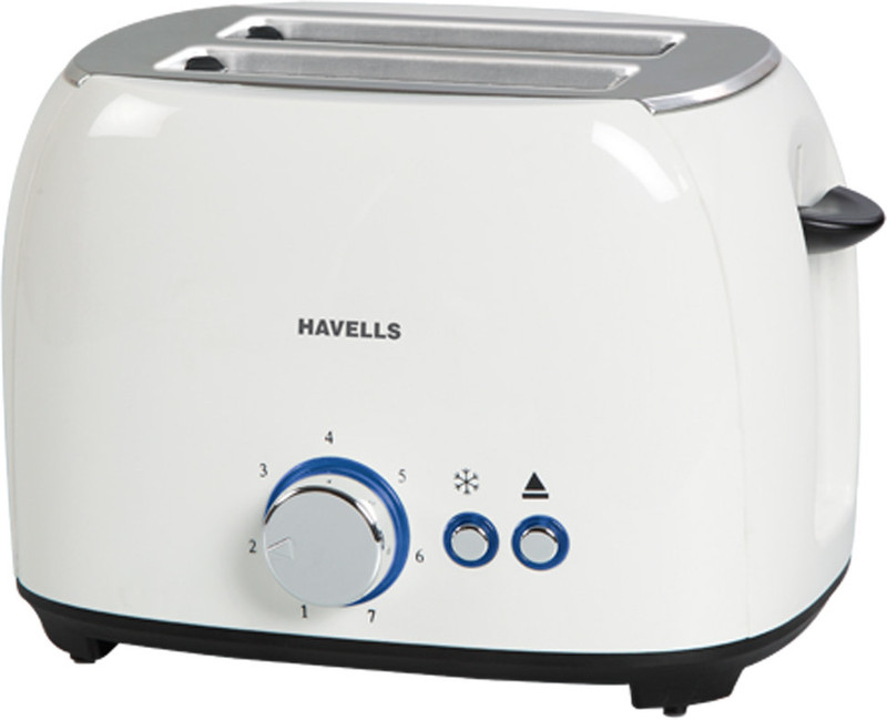 Havells Crust 800 W Pop Up Toaster(White)