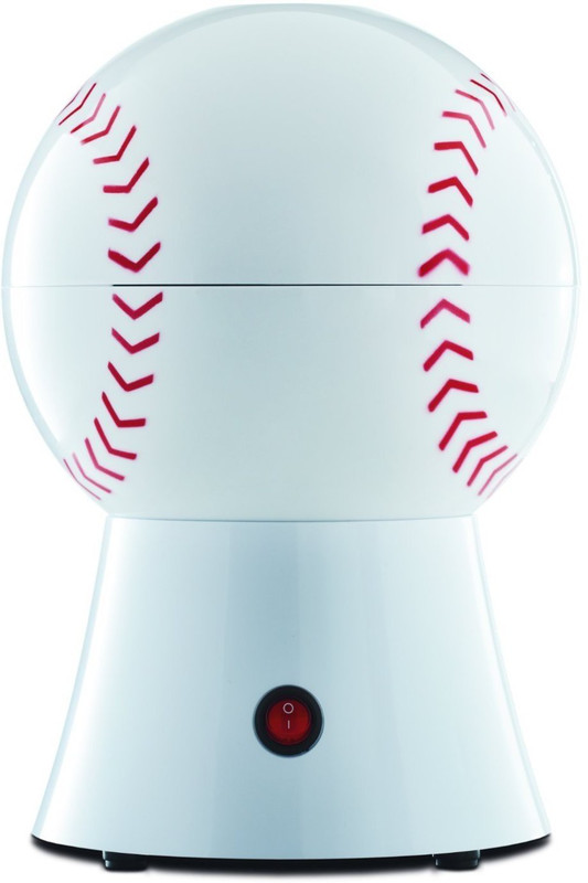 Shrih Baseball Style SH-0358 3 L Popcorn Maker(White)