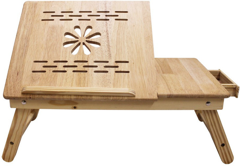 Sterling Solid Wood Portable Laptop Table(Finish Color - Brown) RS.2443 (59.00% Off) - Flipkart