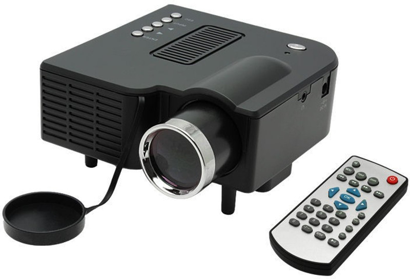 Zakk 48 lm LED Corded Portable Projector(Black)