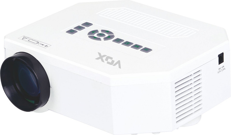 Vox 150 lm LED Corded Portable Projector(White)