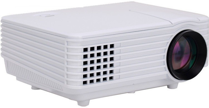 Everycom 1800 lm LED Corded Mobiles Portable Projector(White)