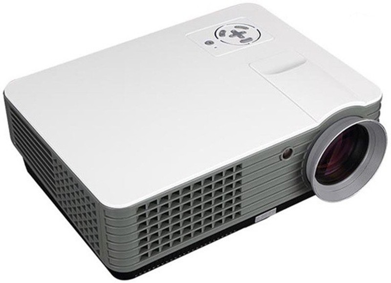 MDI RD801-A Android & Wifi 2000 lm LED Corded Mobiles Portable Projector(White)