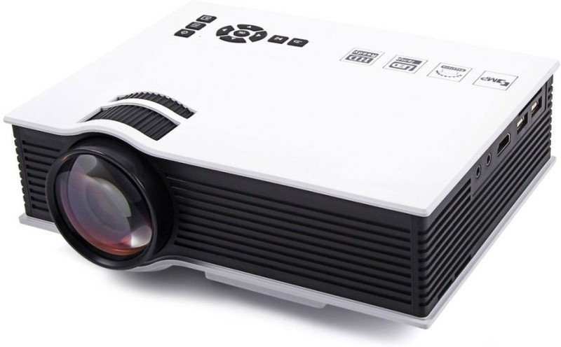 Microware UC40 Unic Projector 800 lm LED Corded Portable Projector(White, Black)