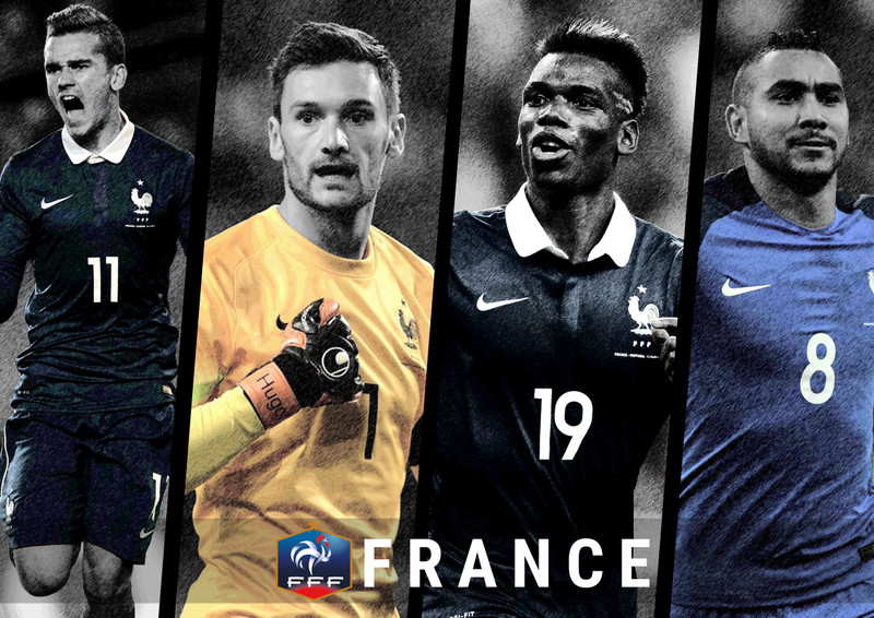 Team France Poster Paper Print(13 inch X 19 inch, Rolled)