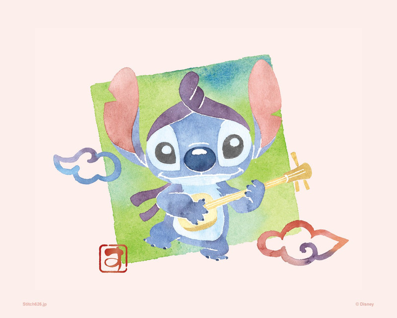 Movie Lilo & Stitch Lilo And Stitch HD Wallpaper Background Paper Print(12 inch X 18 inch, Rolled)