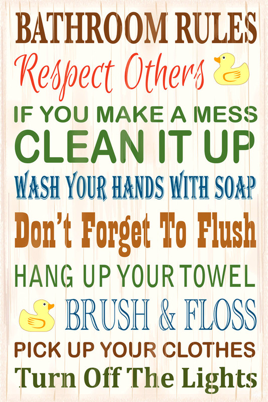 Bathroom Poster - Decorate Your Bathroom - home_decor