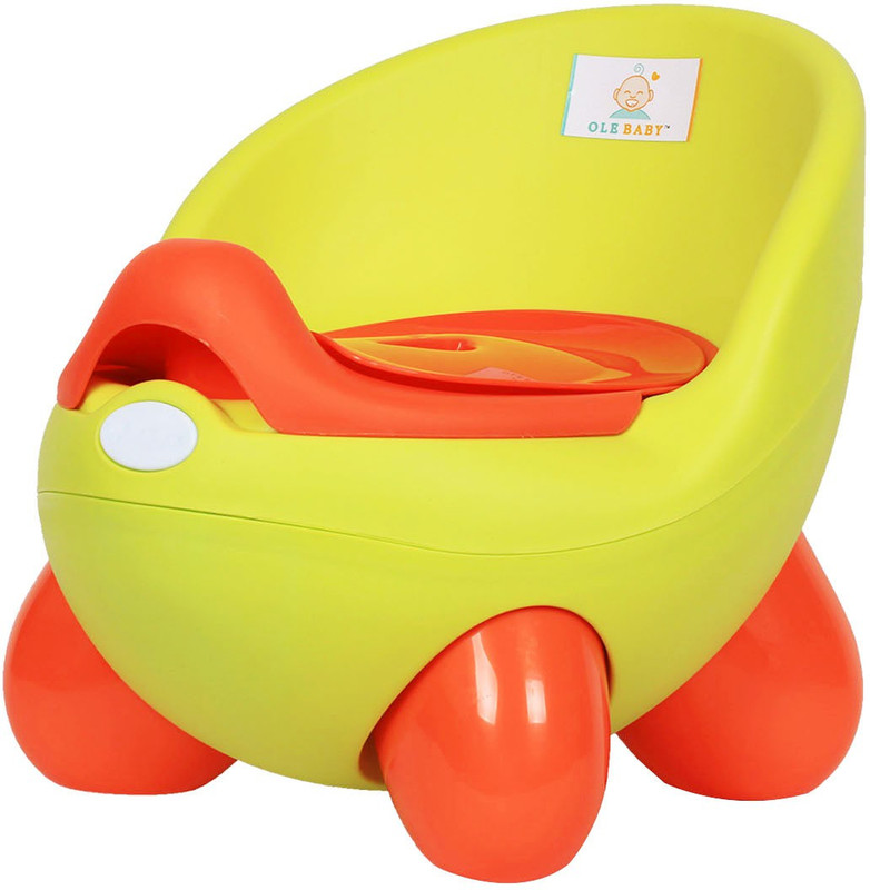 Ole Baby Adaptable Portable Chair Durable Wester Styl WC For Baby/Kids Anti Skid Material with Removable box Potty Box(Green)
