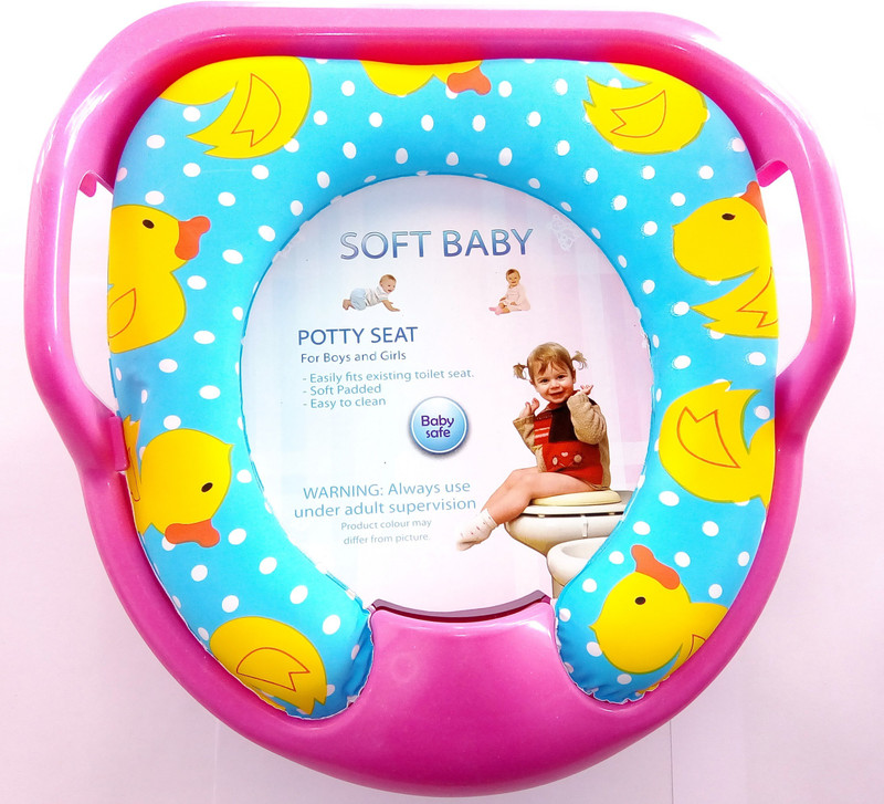 Baby Grow Kids Training paded Potty Seat(Pink)