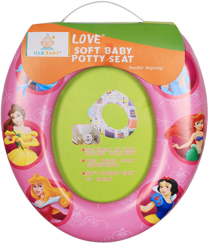 Ole Baby Princess Padded, Soft, and Durable,Full Cushion Potty Seat(Pink)