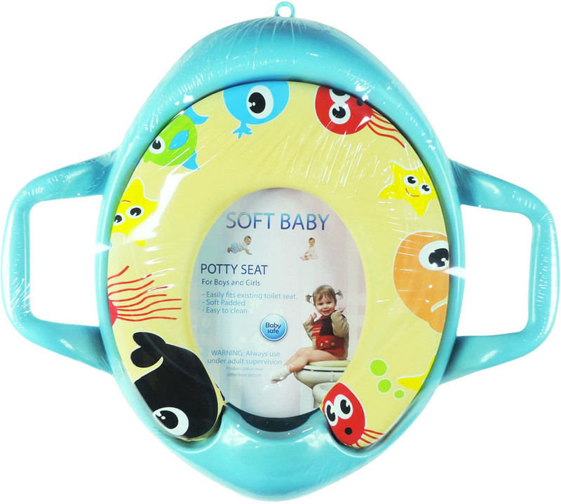 Ole Baby Soft Baby Sea Friend With Side Handle Potty Seat(White)