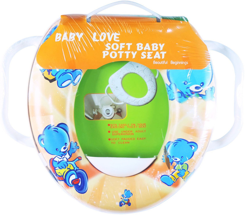Ole Baby Soft Baby Teddy Trycicle Prints With Side Handle Potty Seat(Multicolor)