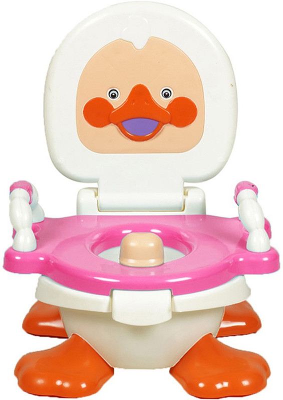 Golddust Panda Duck Baby Traning Potty Seat(White)