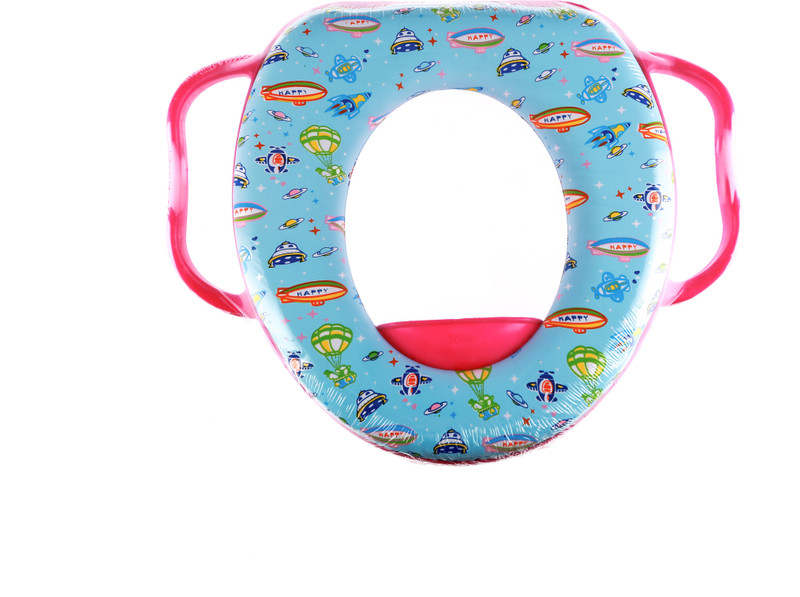 Lilsta Cushioned Happy Potty Seat(Blue, Pink)