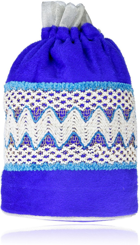 Home N Mee Blue Zari Potli(Blue)