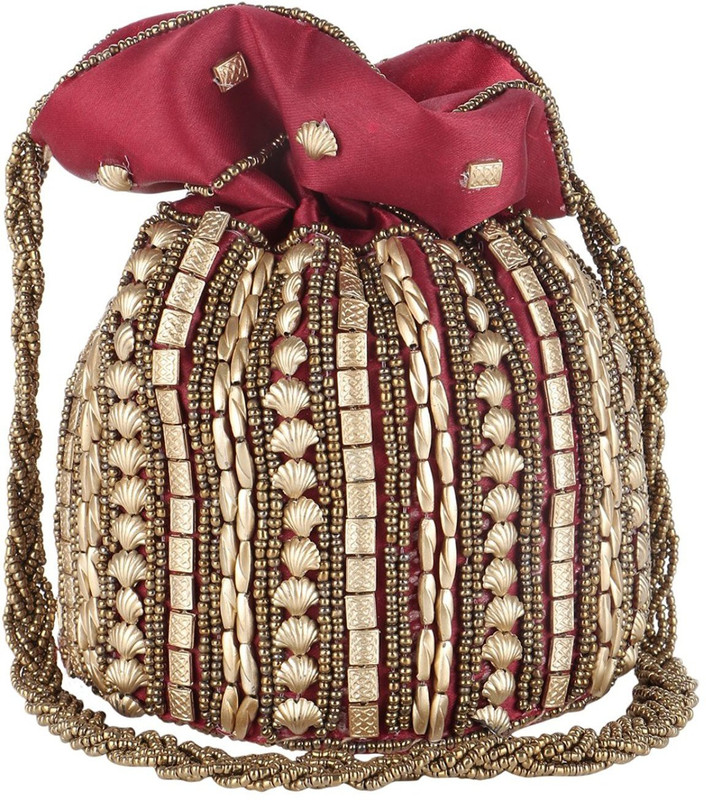Goldeno MNC0108 Potli(Maroon)