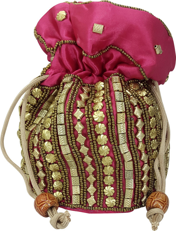 X-WELL Handicraft Potli Potli(Multicolor)