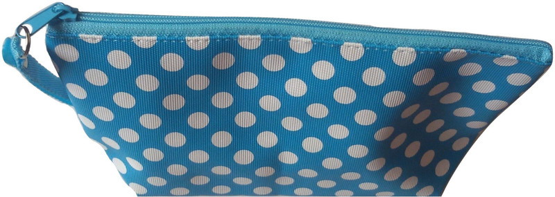 Viva Wristlet Pouch(White, Blue)