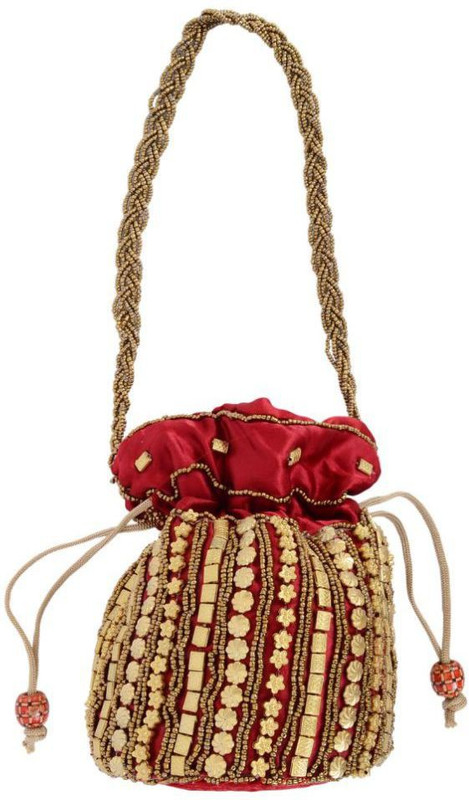 Goldeno RDC0104 Potli(Red)
