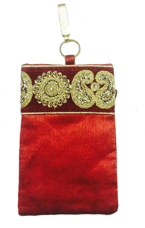 Loops n knots Mobile Red Pp Cosmetic Bag(Red) Loops n knots Mobile Red Pp Cosmetic Bag(Red)