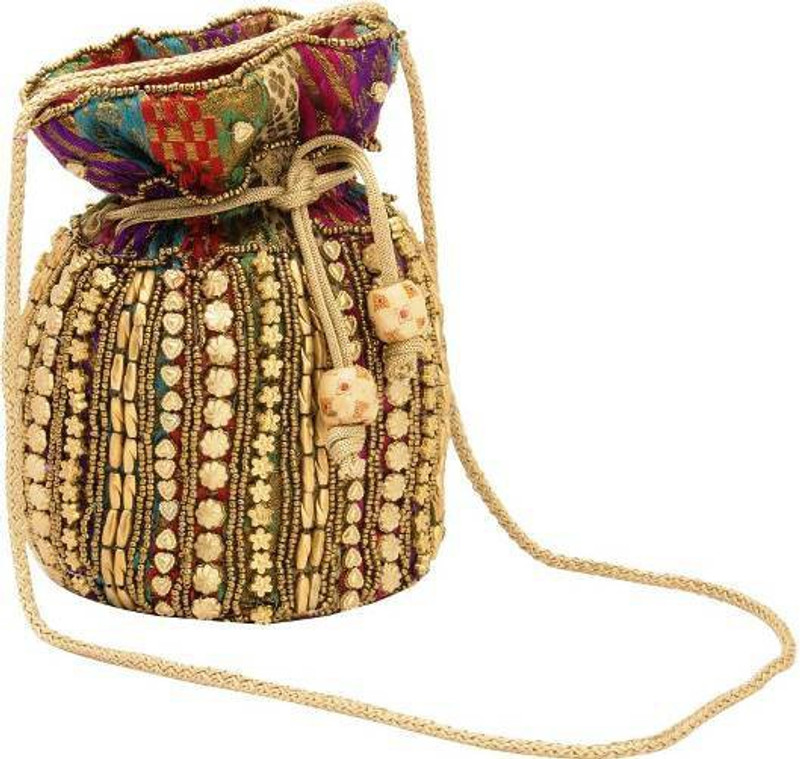 Motherland Designer Potli(Multicolor)