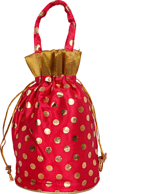 Decot Paradise Women Gift Pouch & Potli Potli(Red)