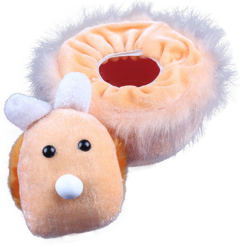 Ole Baby Furry Friend Pop Out Powder Puff(Orange)