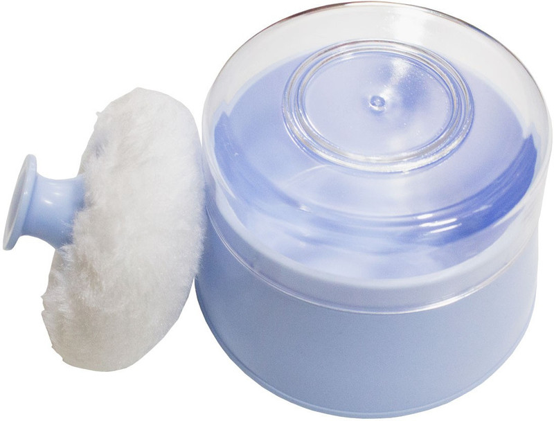 Rachna Baby 01 Premium Face & Talcum Powder Puff with Case(Blue)
