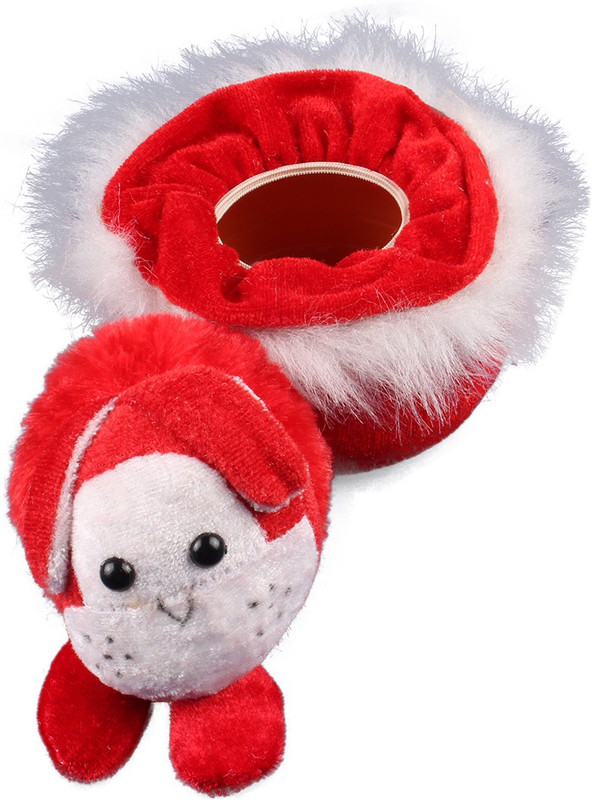 Ole Baby Furry Friend Pop Out Powder Puff(Red)