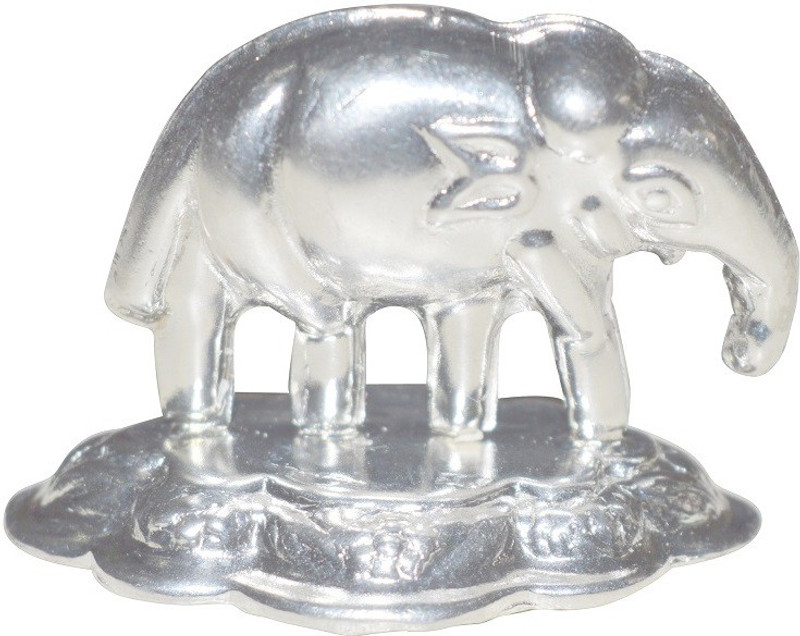 Kataria Jewellers Elephant Silver Idol